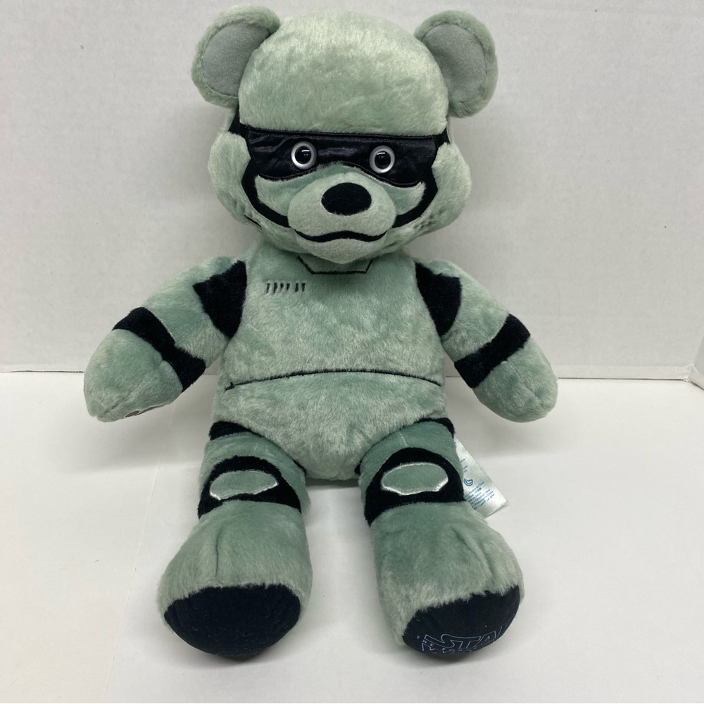 Build A Bear Storm Trooper The Force Awakens 17" BAB GREEN Stuffed Animal Plush